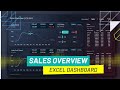 SALES OVERVIEW EXCEL DASHBOARD