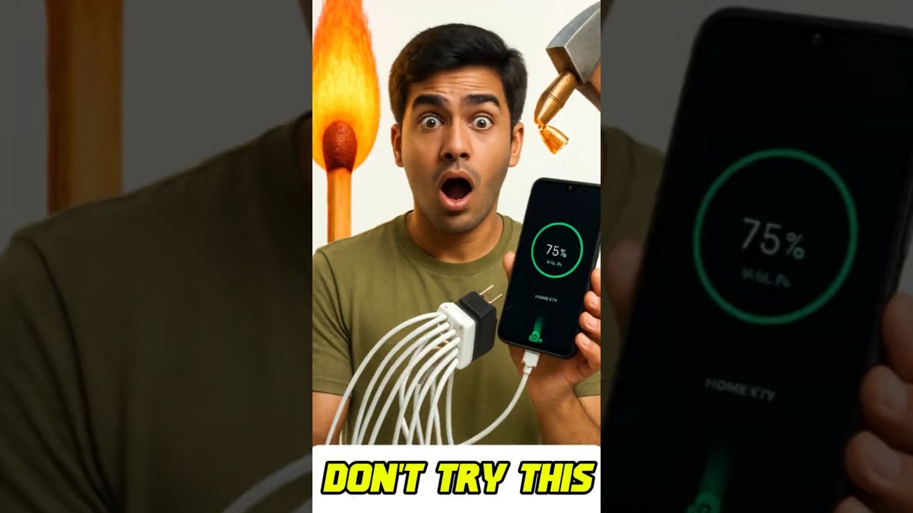 100 Chargers vs 1 Mobile — Real Test  | Facts Veil