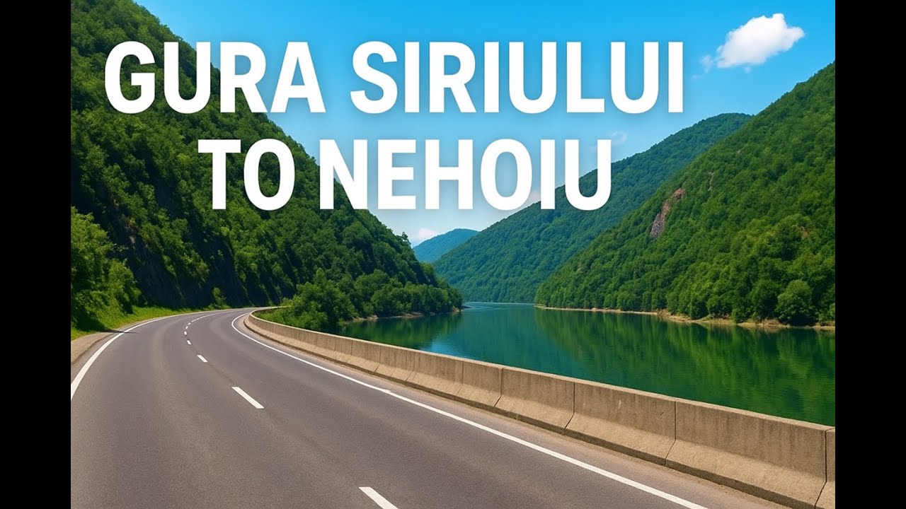 Живописная поездка от Gura Siriului до Nehoiu | Озеро Siriu и Карпаты 4K Dashcam