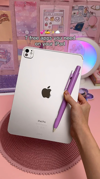 7 FREE apps you need on your iPad ❤️‍🔥 apple iPad Pro 2024 | apple pencil | iPad apps