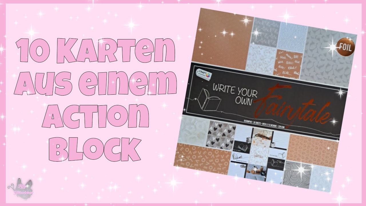 💕 10 Karten aus einem Action Block 💕 Write your own Fairytale - YouTube