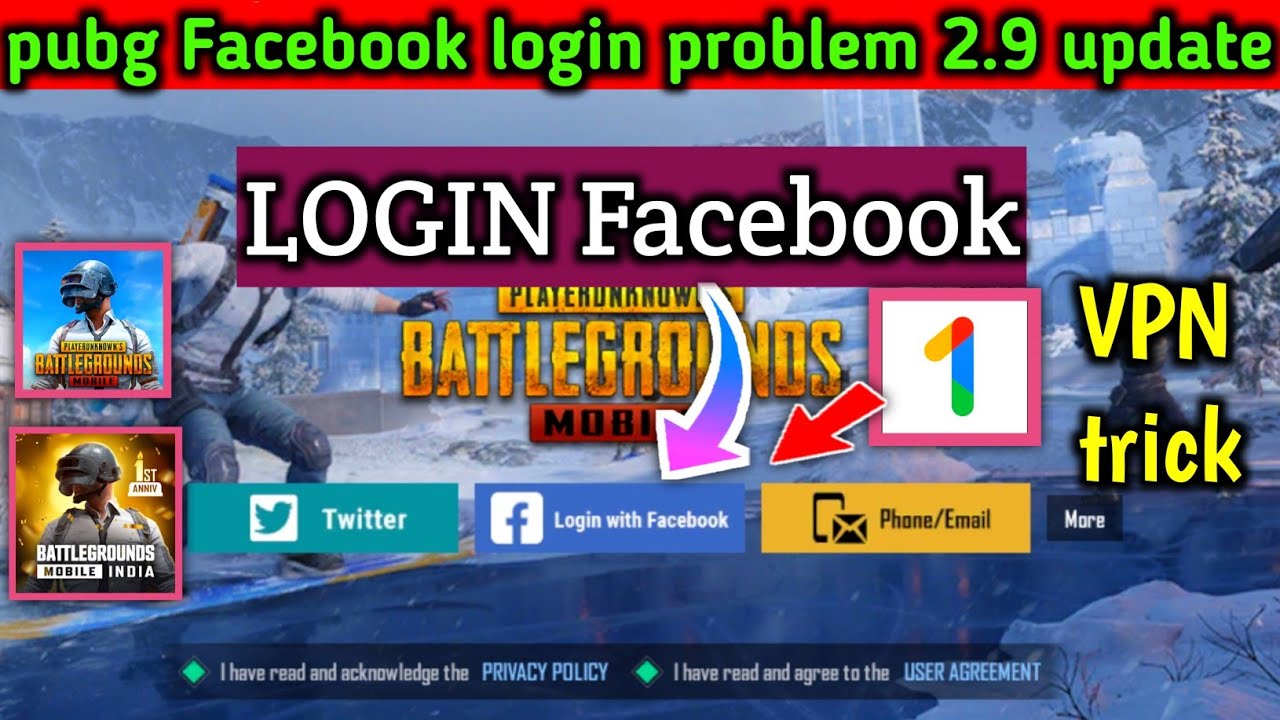 login problem fix pubg ll login issue Facebook pubg mobile 2.9 update l ...