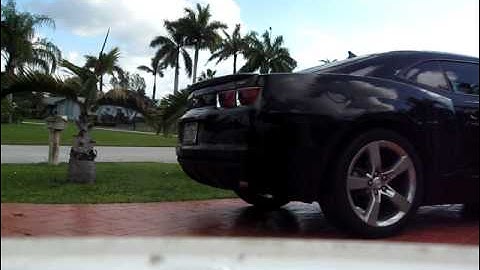 2011 Camaro V6 Straight Pipe-Cold Start