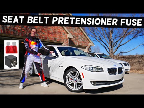 BMW F10 F11 SEAT BELT PRETENSIONER FUSE LOCATION BMW 528i 535i 520i 530i 550i 518d 520d 525d 530d 53