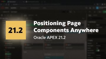 Getting Started with the New Page Component Positions in Oracle APEX