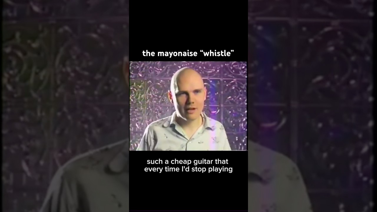 the reason behind the “whistle” in ‘Mayonaise’
