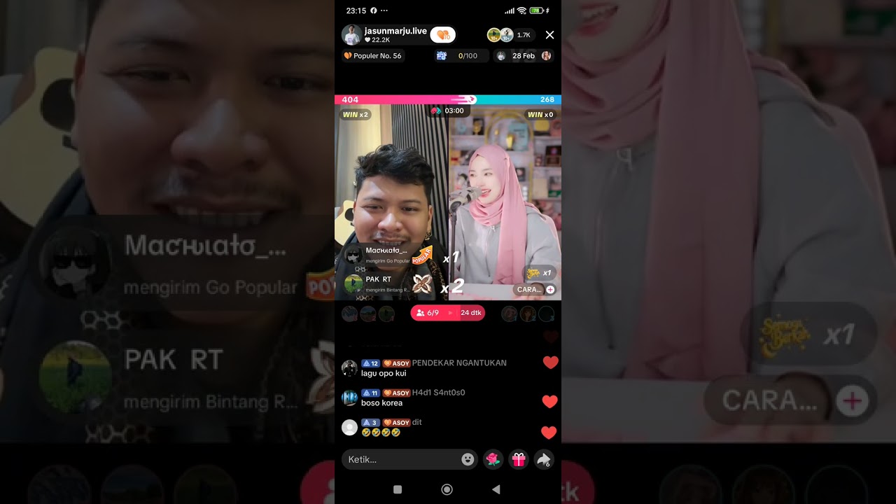 JASUN LIVE - MEKUNGKUNG BOLO.