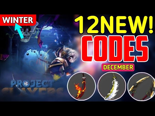 Project Slayers codes December 2023