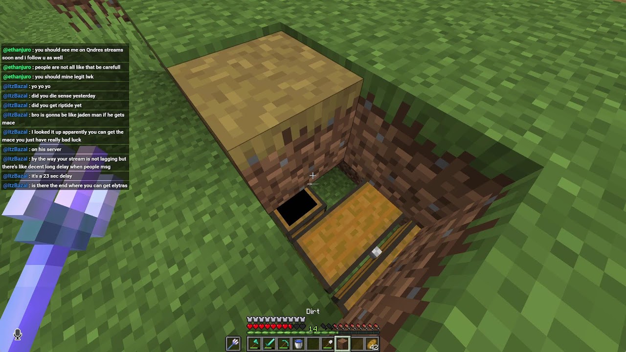 minecraft Qndres SMP grinding nethereite