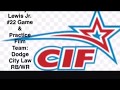 Ricky lewis jr  cif arena football highlights  rbwr game  camp film