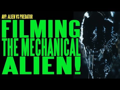 AVP Filming the Mechanical Alien ADI BTS