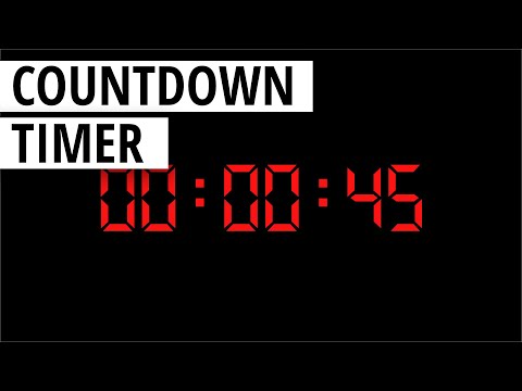 45 Seconds Countdown Timer