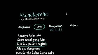Download Lagu LIRIK LAGU MANAKETEHE || VIRAL TIKTOK🍻🍻 MP3