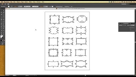 How to Create a Vector Decorative Frame in Illustrator