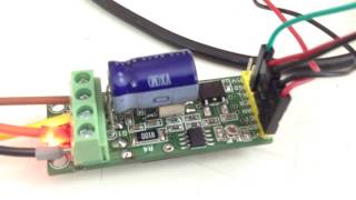 DC SOLID STATE RELAY WITH 0 1 RESISTOR 10 OHMS LOAD