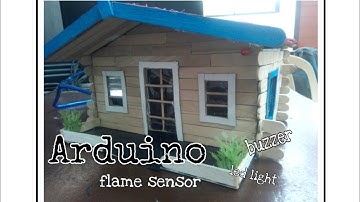 Arduino Project | Fire Alarm using Flame sensor with Buzzer and Led light