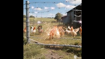 Coyote🐺 + Fire Fox 🦊vs Electric Fence: Part 4 They Finally Broke Through! 🔥💥😱⚡1:1-4040