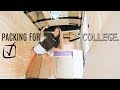 PACK WITH ME FOR COLLEGE! TIPS, TRICKS, & TIMELAPSES...