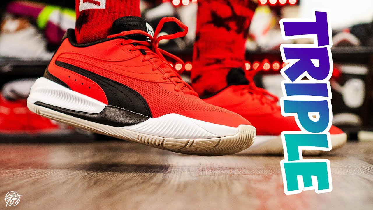 Puma Triple Basketball Shoe First Impressions! $80 Budget Shoe?! - YouTube
