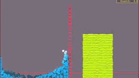 Viscosity in the Jellygrade fluid simulation