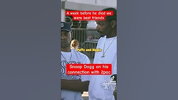 Snoop Dogg on his relationship with 2pac #shorts