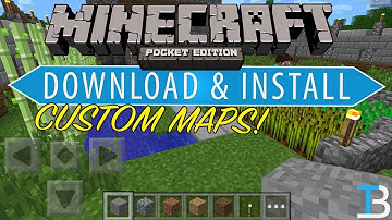How To Download & Install Custom Minecraft Maps in Minecraft Pocket Edition (Get MCPE Maps!)