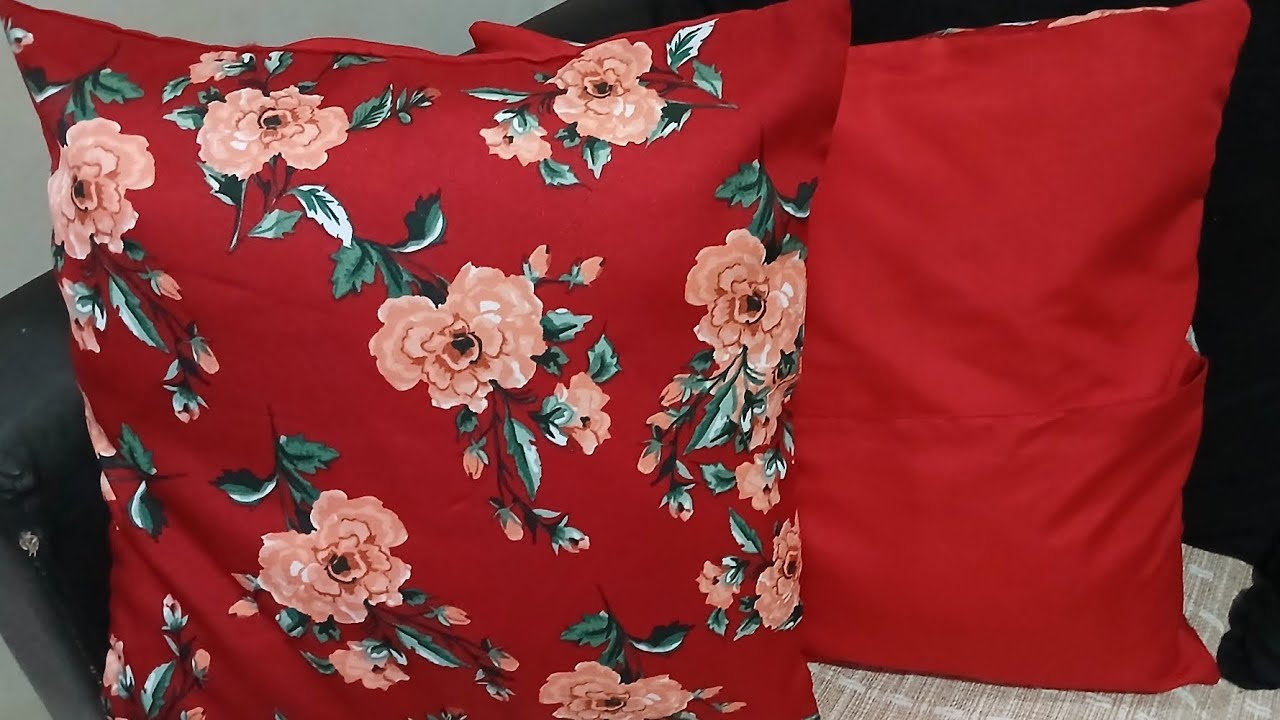 Capa de almofada fácil e rápida!