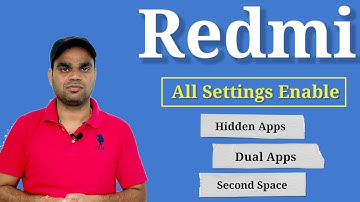 Miui 13 All features enable in redmi mobile | dual apps / second space / hidden apps