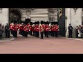 Band of the Scots Guards marching from Buckingham