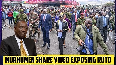 KIPCHUMBA MURKOMEN ACCIDENTALLY EXPOSED RUTO AFTER SHARING DAMAGING VIDEOS