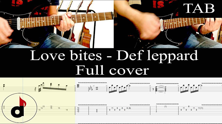 Love Bites Guitar version - Guitar performance video thumbnail