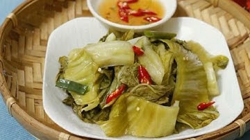 Dưa Cải Muối Chua Vàng Giòn, Không Sử Dụng Phẩm Màu | Trang TiDi #51