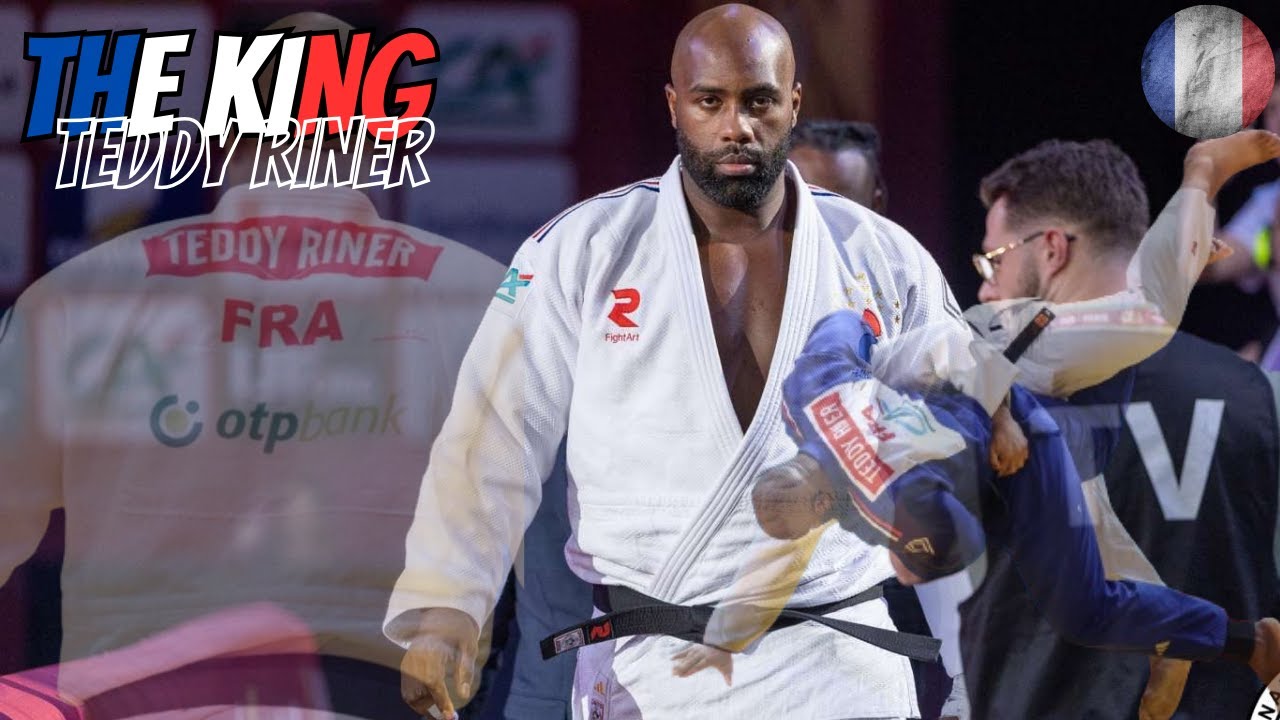 Teddy Riner Back Patch The King IS BACK 👑 TEDDY RINER (FRA) I GOLD MEDALIST I +100Kg I Paris ...