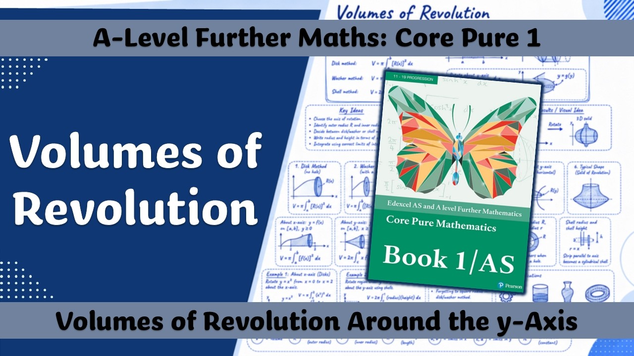 A Level Further Maths | Core Pure | Volumes of Revolution about the y ...