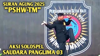 Aksi Solospel Kembangan Jurus Seni PANGLIMA 03 Pencak Silat PSHW TM SH WINONGO MADIUN INDONESIA screenshot 3