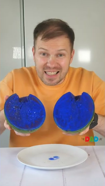 Blue Watermelon Science Experiment