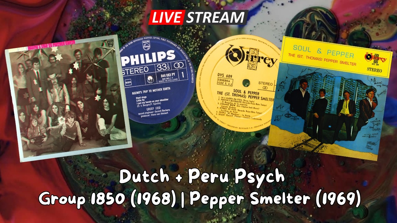 Live Psych: Group 1850 Agemo's Trip To Mother Earth (1968) + Pepper Smelter Soul & Pepper (1969)