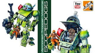 Custom Cel-Shaded Armored Trooper Votoms Scopedog Model 112 Yamato By Lek Custom Toys 2022