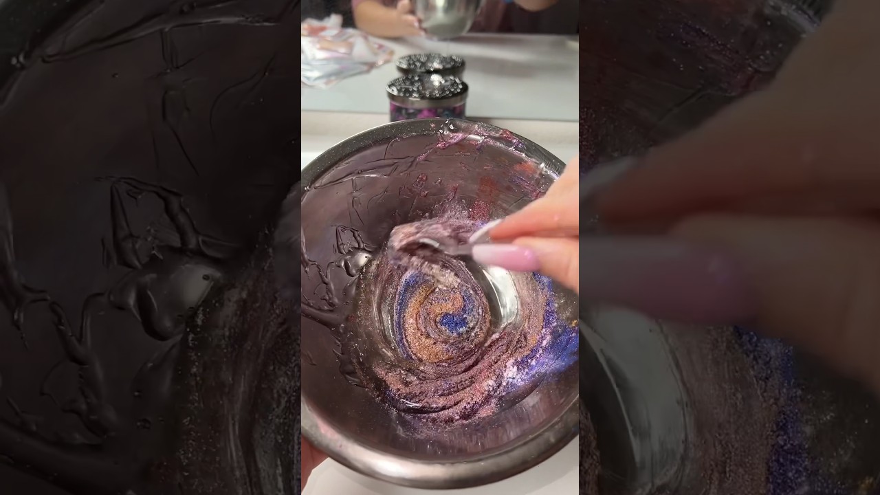 Making the most SPARKLY lip gloss 😱 Would you wear it? ✨😬 