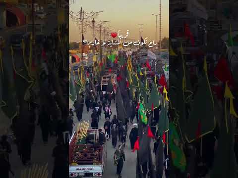 به زودى خواهى بود اهل مشايه يا خادم و زائر در اربعين