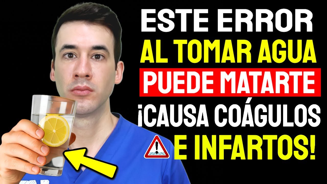 El peor error al tomar agua que puede matarte – Causa infartos, acv y coágulos