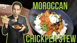 EASY MOROCCAN STYLE CHICKPEA STEW - VEGAN HOTPOT | VEGAN RECIPES