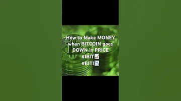 How To Make MONEY When BITCOIN Goes DOWN In PRICE IBIT BITI Peterschiff Bitcoinmining 