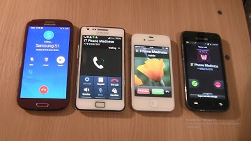 Incoming call & Outgoing call at the Same Time Samsung Galaxy S3 ANDROID 11+S2 plus +S1+Iphone 4s