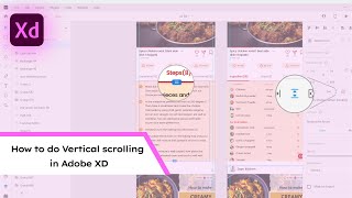 How to do vertical scrolling in adobe xd | How to do vertical scroll in adobe xd Profile