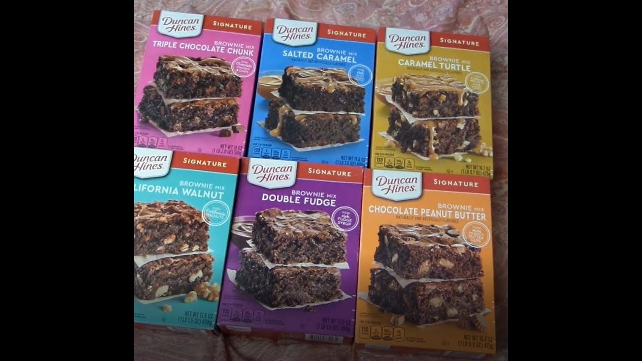 Best Boxed Brownie Mix Showdown !Reviewing Every Flavor Of Duncan Hines