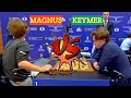 Magnus carlsen vs vincent keymer  fide world rapid  blitz chess championship 2023