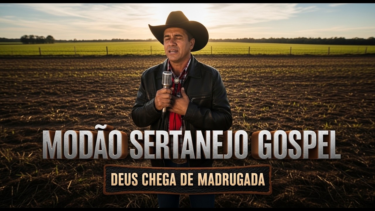 MODÃO SERTANEJO GOSPEL — Deus Chega de Madrugada no Vale da Promessa