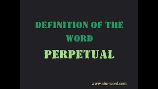 Definition of the word \