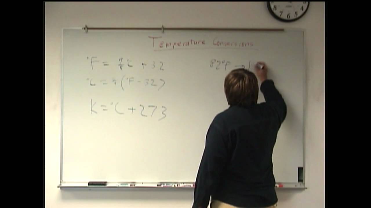 Temperature Conversions - YouTube